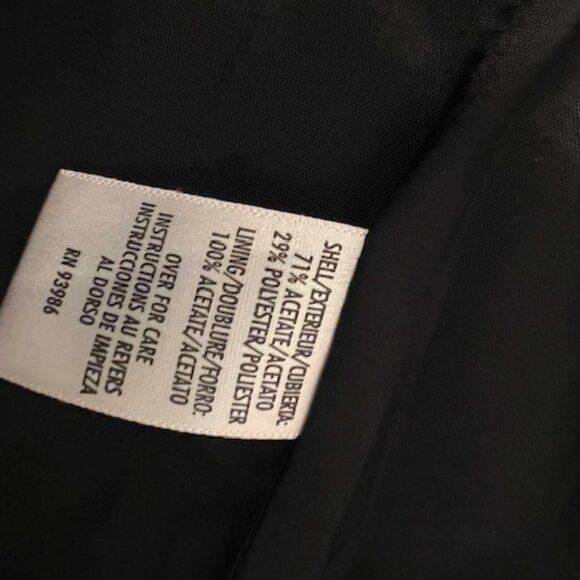 Petit Sophisticate Black Jacket with beading on front collar Size 12 - Picture 7 of 8